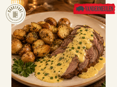 Ardeens gebraad bearnaise krieltjes