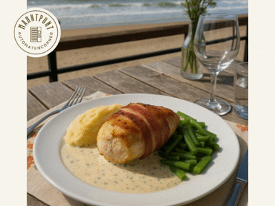 Kipfilet boursin, bonen en krieltjes