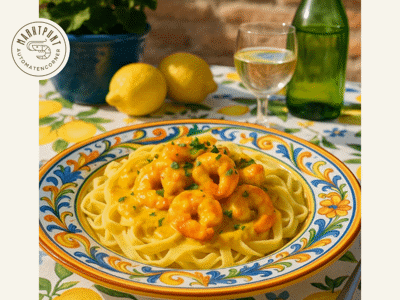 Scampi Curry Tagliateli